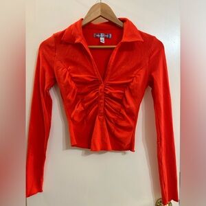 Urban Outfitters Ruched Crop Top